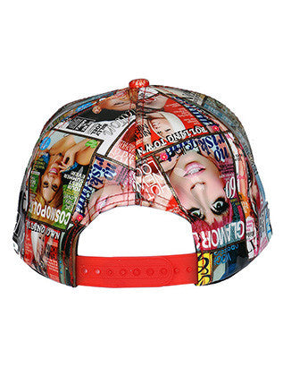 HAT AND CAP   MAGAZINE PRINT  NLH3071GDMLT - Scarvesnthangs
 - 3