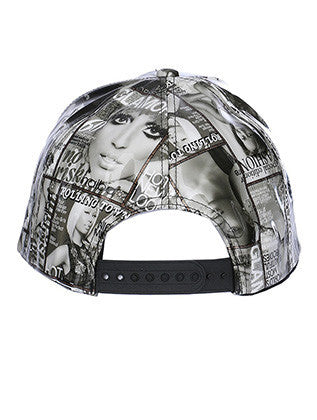 HAT AND CAP   MAGAZINE PRINT  NLH3077RDBLK - Scarvesnthangs
 - 3