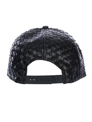 HAT AND CAP   BASKET WEAVE PATTERN  NLH3081GDBLK - Scarvesnthangs
 - 3