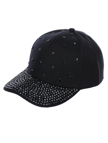 HAT AND CAP   LUCITE STUD  NLH3082BKBLK - Scarvesnthangs
 - 2