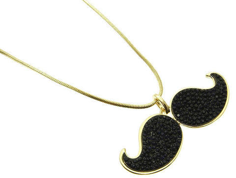 NECKLACE  NLN2004GDBLU - Scarvesnthangs
 - 2