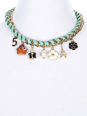 NECKLACE  NLN2018GDMIN - Scarvesnthangs
 - 2