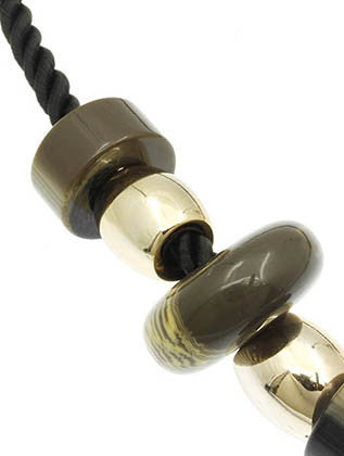 NECKLACE  NQN0628GDBRO - Scarvesnthangs
 - 3