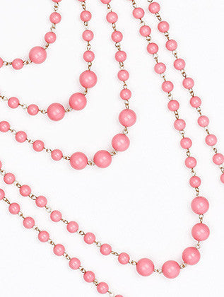 NECKLACE  NVN99233GDPNK - Scarvesnthangs
 - 3