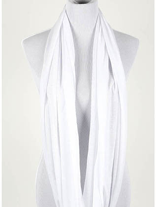 SCARF   SHEER  NYF29004WHT - Scarvesnthangs
 - 3