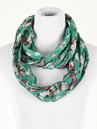 SCARF   CRINKLED  NYF59091GRN