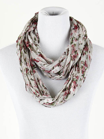 SCARF   CRINKLED  NYF59091GRY - Scarvesnthangs
 - 2
