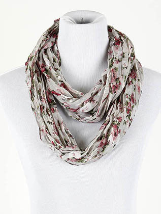 SCARF   CRINKLED  NYF59091GRY