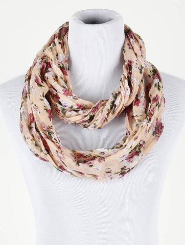 SCARF   CRINKLED  NYF59091PCH - Scarvesnthangs
 - 2