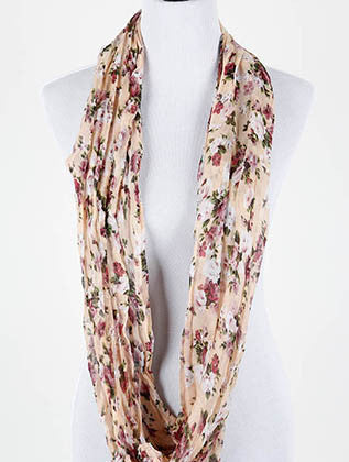 SCARF   CRINKLED  NYF59091PCH - Scarvesnthangs
 - 3