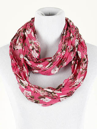 SCARF   CRINKLED  NYF59091PNK - Scarvesnthangs
 - 1