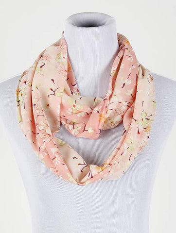 SCARF   FLORAL PRINT  NYF59097PNK - Scarvesnthangs
 - 2