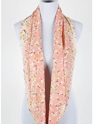SCARF   FLORAL PRINT  NYF59097PNK - Scarvesnthangs
 - 3