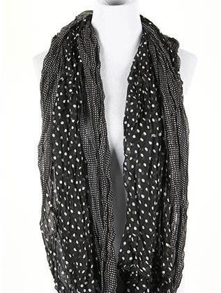 SCARF   CRINKLED  NYF59107BLK - Scarvesnthangs
 - 3