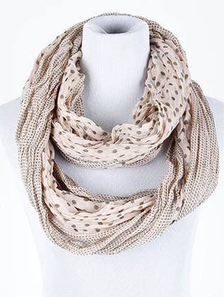 SCARF   CRINKLED  NYF59107PNK - Scarvesnthangs
 - 1
