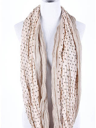 SCARF   CRINKLED  NYF59107PNK - Scarvesnthangs
 - 3