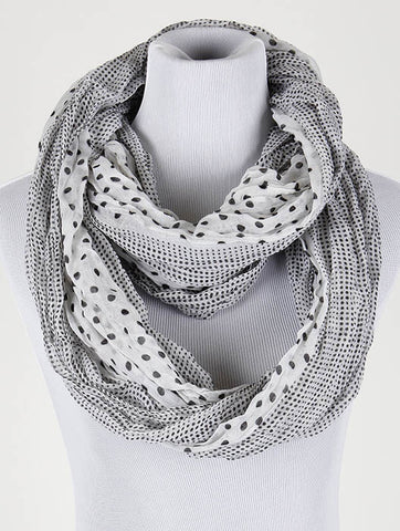 SCARF   CRINKLED  NYF59107WHT - Scarvesnthangs
 - 2