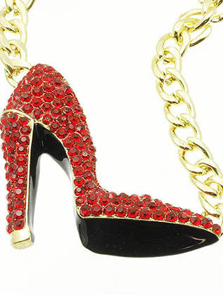 NECKLACE  NYN1024GDRED - Scarvesnthangs
 - 3