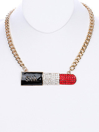 NECKLACE  NYN1090NGDBLK