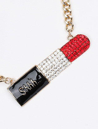 NECKLACE  NYN1090NGDBLK - Scarvesnthangs
 - 3