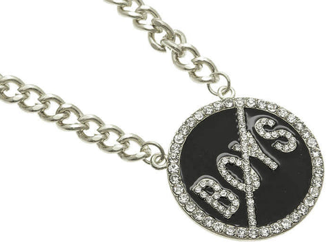 NECKLACE  NYN1108RDBLK - Scarvesnthangs
 - 2