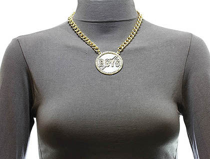 NECKLACE  NYN1108RDBLK - Scarvesnthangs
 - 3