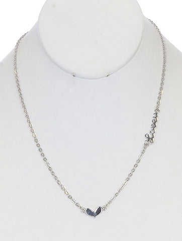 NECKLACE  NYN11171RDSIV - Scarvesnthangs
 - 2