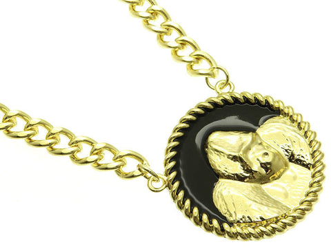 NECKLACE  NYN1122GDBLK - Scarvesnthangs
 - 2