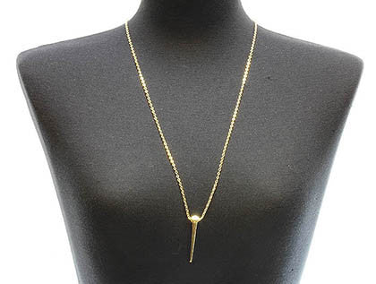 NECKLACE  NYN1154GDGOD - Scarvesnthangs
 - 3