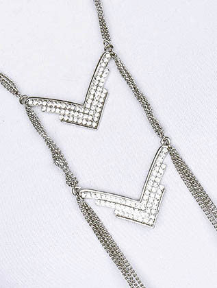 NECKLACE  NYN1156RDCLR - Scarvesnthangs
 - 3