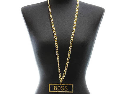 NECKLACE  NYN1176GDBLK - Scarvesnthangs
 - 3