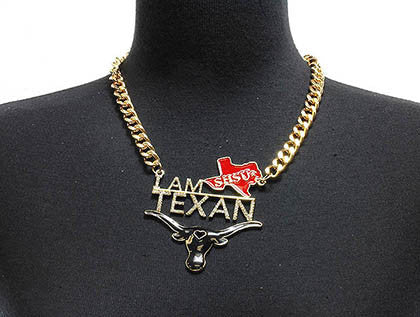 NECKLACE  NYN1257GDBLK - Scarvesnthangs
 - 3