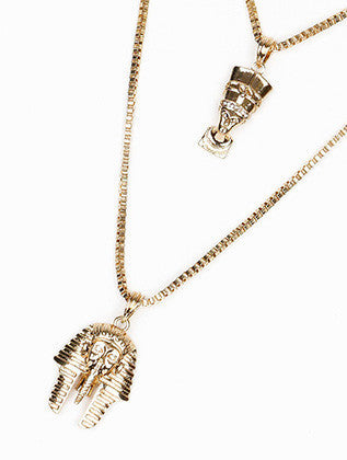 NECKLACE  NYN1263GDCLR - Scarvesnthangs
 - 3