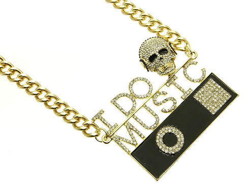 NECKLACE  NYN1275GDCLR - Scarvesnthangs
 - 2