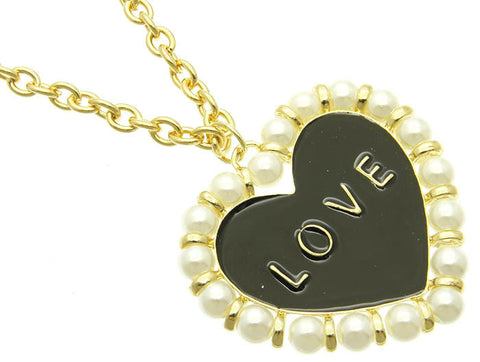 NECKLACE  NYN1285GDBLK - Scarvesnthangs
 - 2