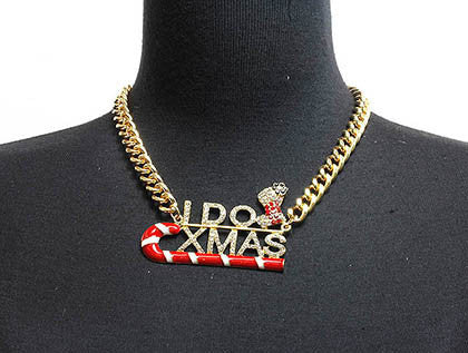 NECKLACE  NYN1312GDRED - Scarvesnthangs
 - 3