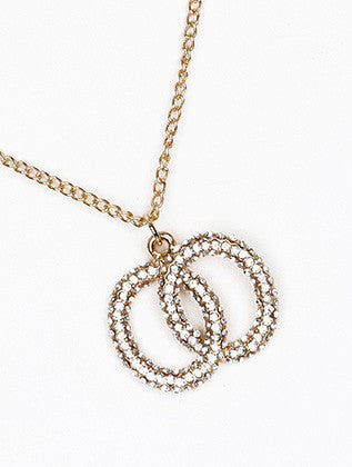 NECKLACE  NYN1321GDCLR - Scarvesnthangs
 - 3