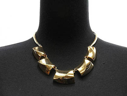 NECKLACE  NYN1327GDGOD - Scarvesnthangs
 - 3