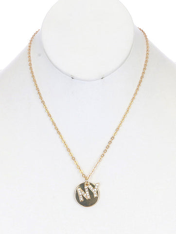 NECKLACE  NYN1332GDCLR - Scarvesnthangs
 - 2