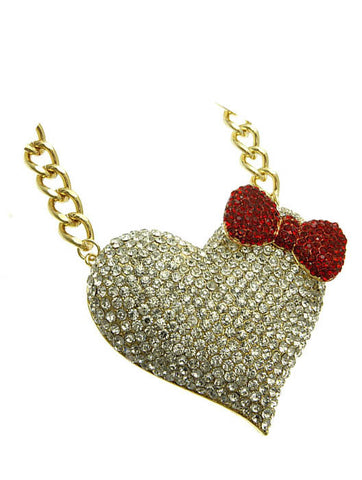 NECKLACE  NYN1424GDCLR - Scarvesnthangs
 - 2