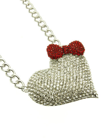 NECKLACE  NYN1424RDCLR - Scarvesnthangs
 - 2