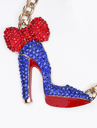 NECKLACE  NYN1425NGDBLU - Scarvesnthangs
 - 3