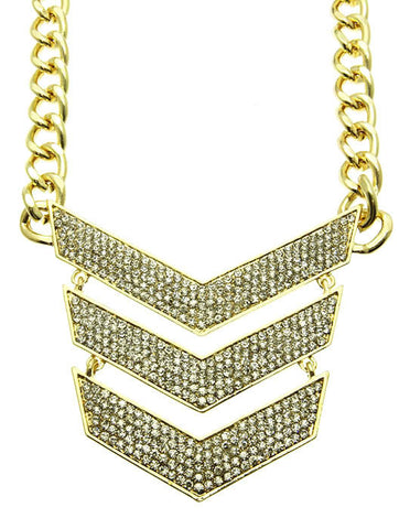 NECKLACE  NYN1441GDCLR - Scarvesnthangs
 - 2