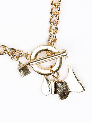 NECKLACE  NYN1451GDGOD - Scarvesnthangs
 - 3