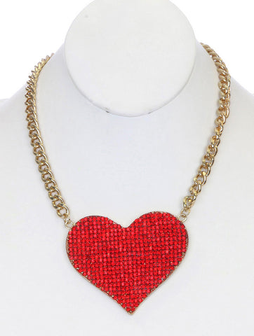 NECKLACE  NYN1523GDRED - Scarvesnthangs
 - 2