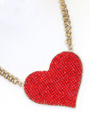 NECKLACE  NYN1523GDRED - Scarvesnthangs
 - 3