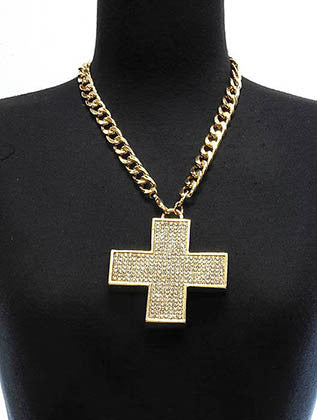 NECKLACE  NYN1524GDCLR - Scarvesnthangs
 - 3