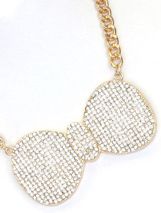 NECKLACE  NYN1532GDCLR - Scarvesnthangs
 - 3