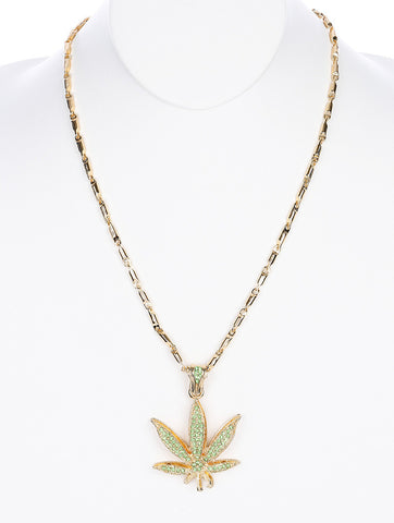 NECKLACE  NYN1623GDGRN - Scarvesnthangs
 - 2