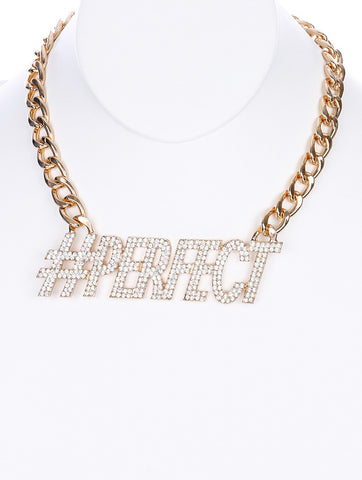 NECKLACE  NYN1673GDCLR - Scarvesnthangs
 - 2